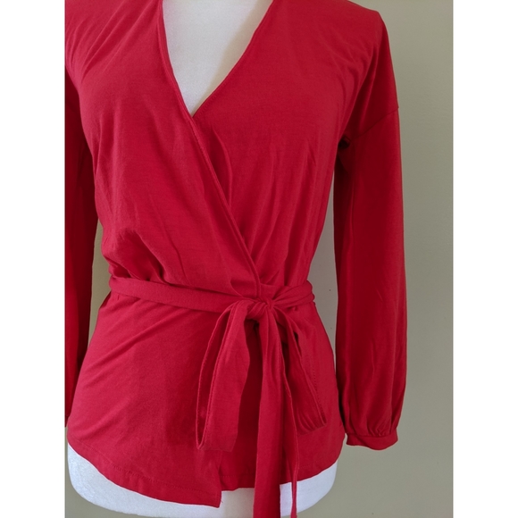 J.Crew long sleeve wrap top - Picture 7 of 11